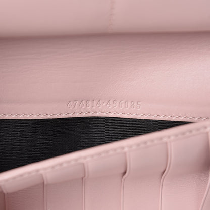 Gucci Calfskin Matelasse GG Marmont Zip Around Organizer Wallet Perfect Pink 7 of 7