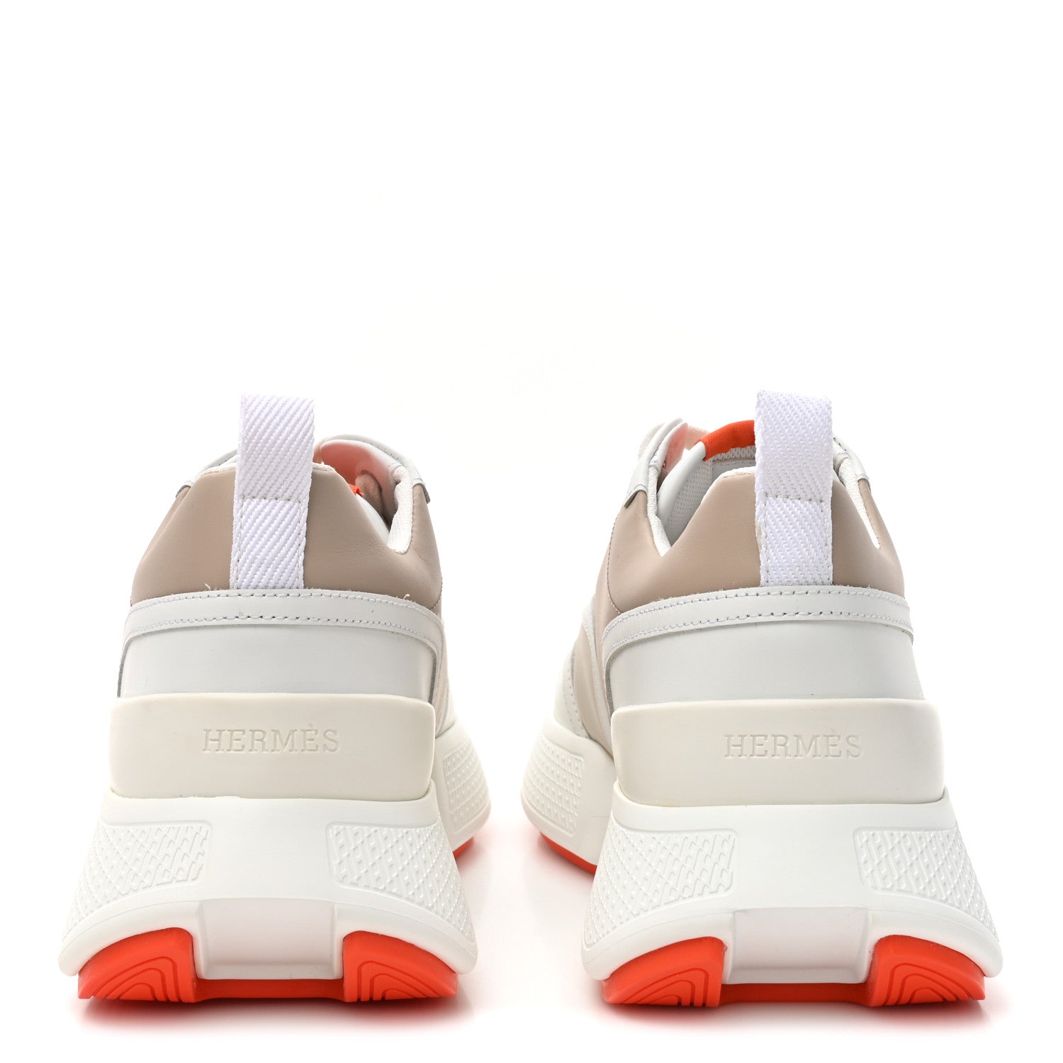 Hermes Calfskin Womens Giga Sneakers 37 Multicolor White Gomma 5 of 11