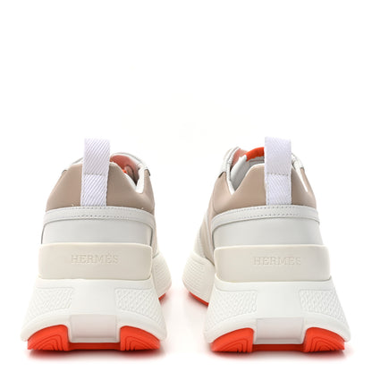 Hermes Calfskin Womens Giga Sneakers 37 Multicolor White Gomma 5 of 11