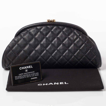 Chanel Caviar Quilted Timeless Clutch Black 9 of 9