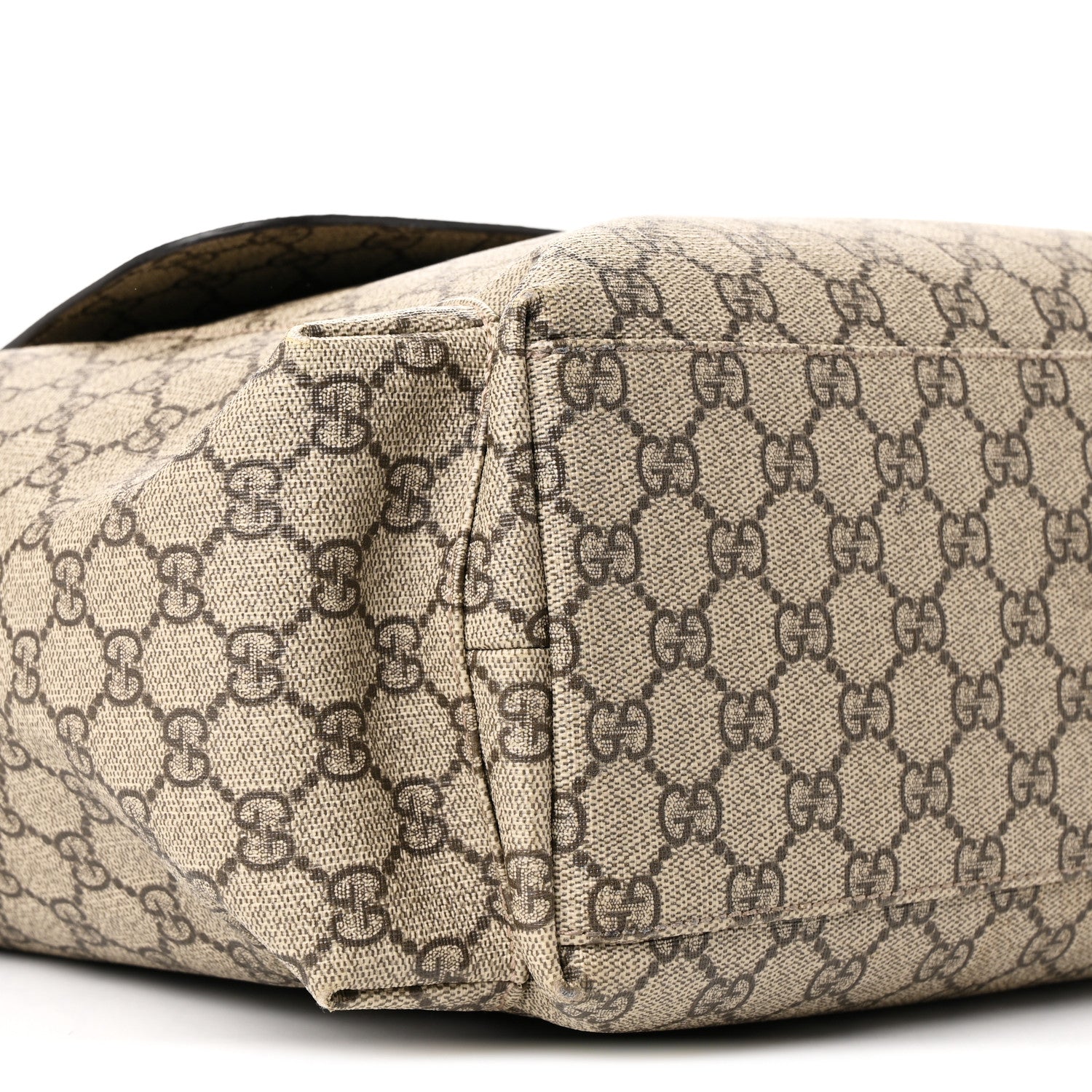 Gucci GG Plus Monogram Messenger Diaper Bag Dark Brown 10 of 13