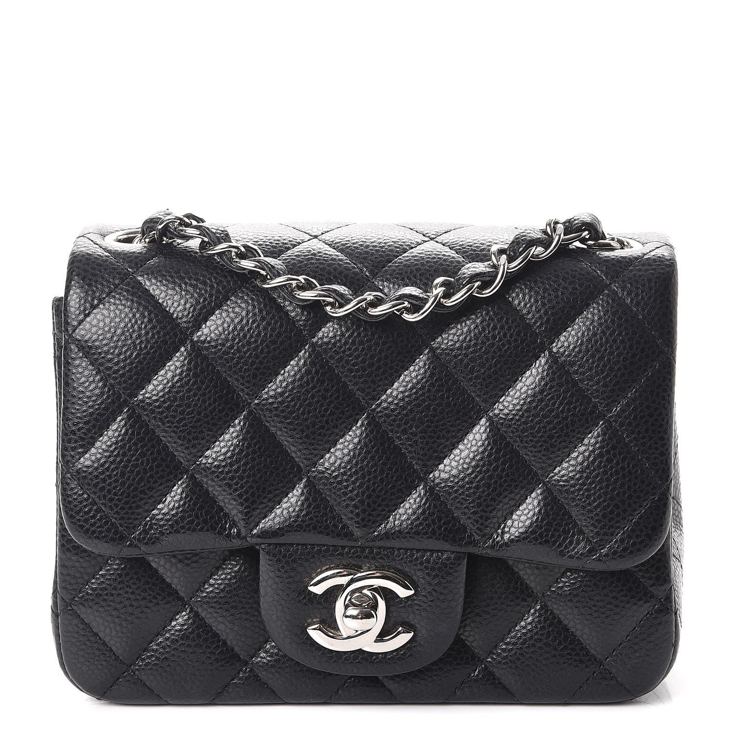 Chanel Caviar Quilted Mini Square Flap Black 1 of 13
