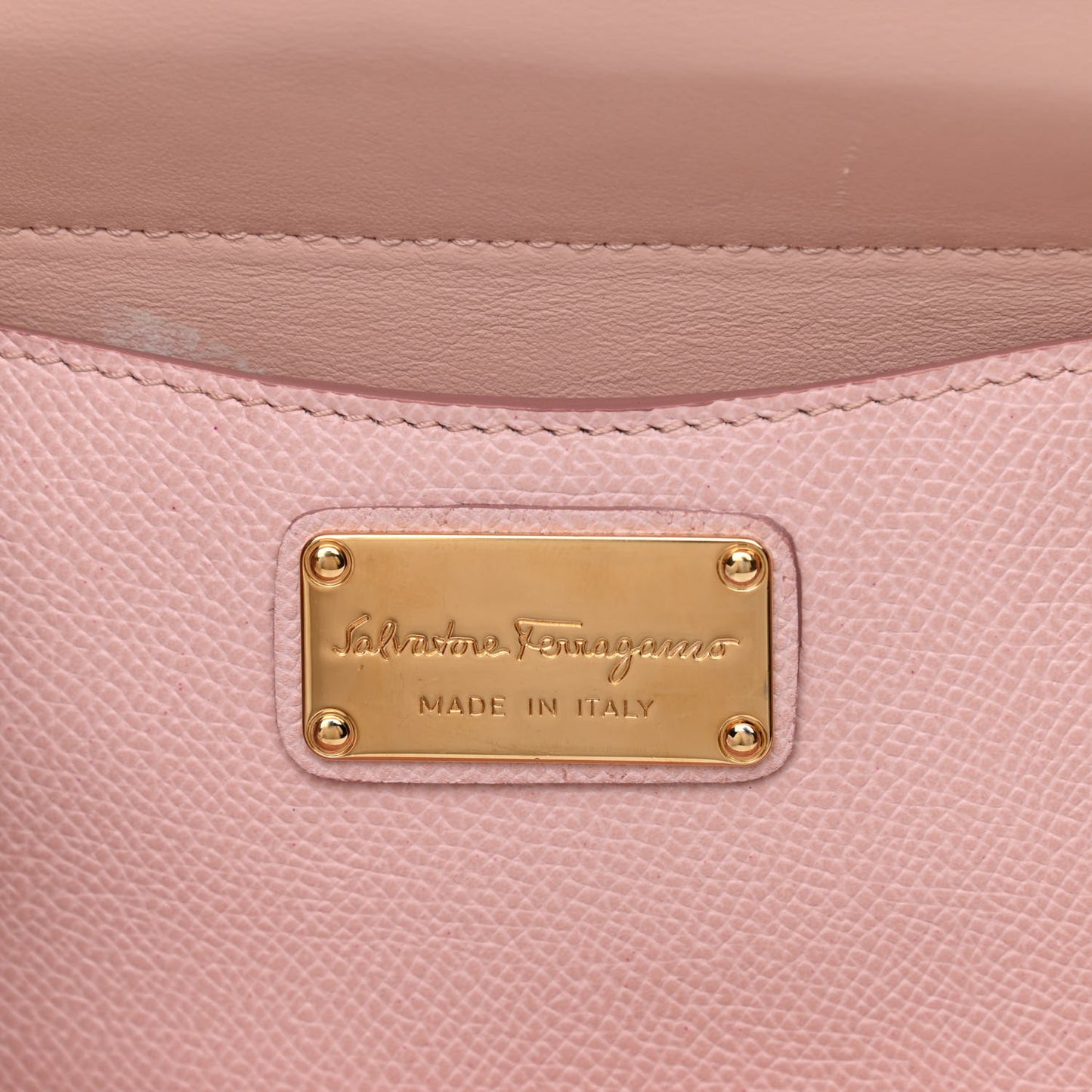 Hammered Calfskin Carrie Shoulder Bag Pink