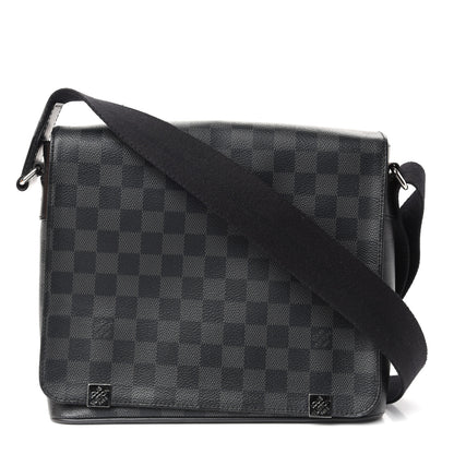 Louis Vuitton Damier Graphite District PM 1 of 9