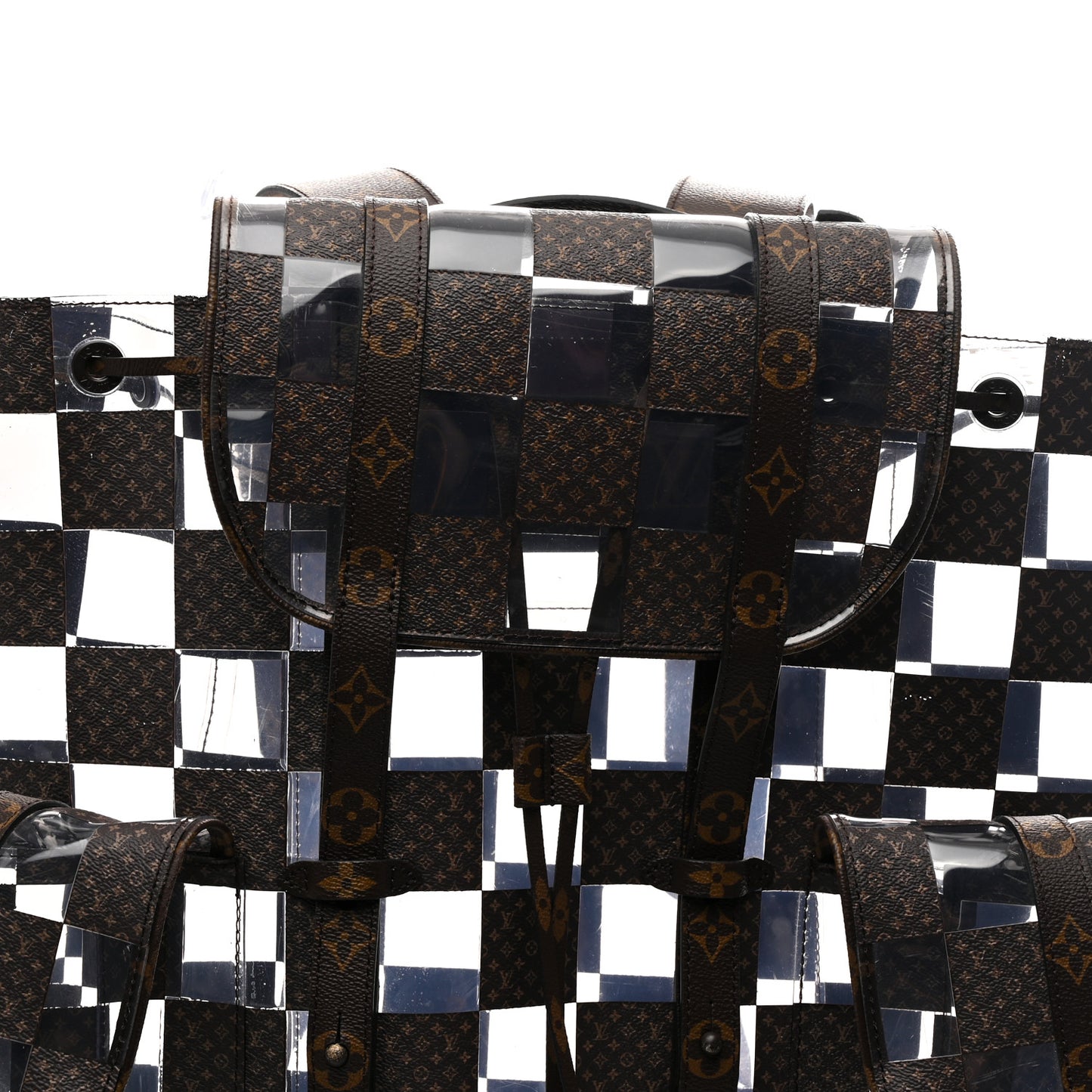 PVC Monogram Chess Christopher Backpack