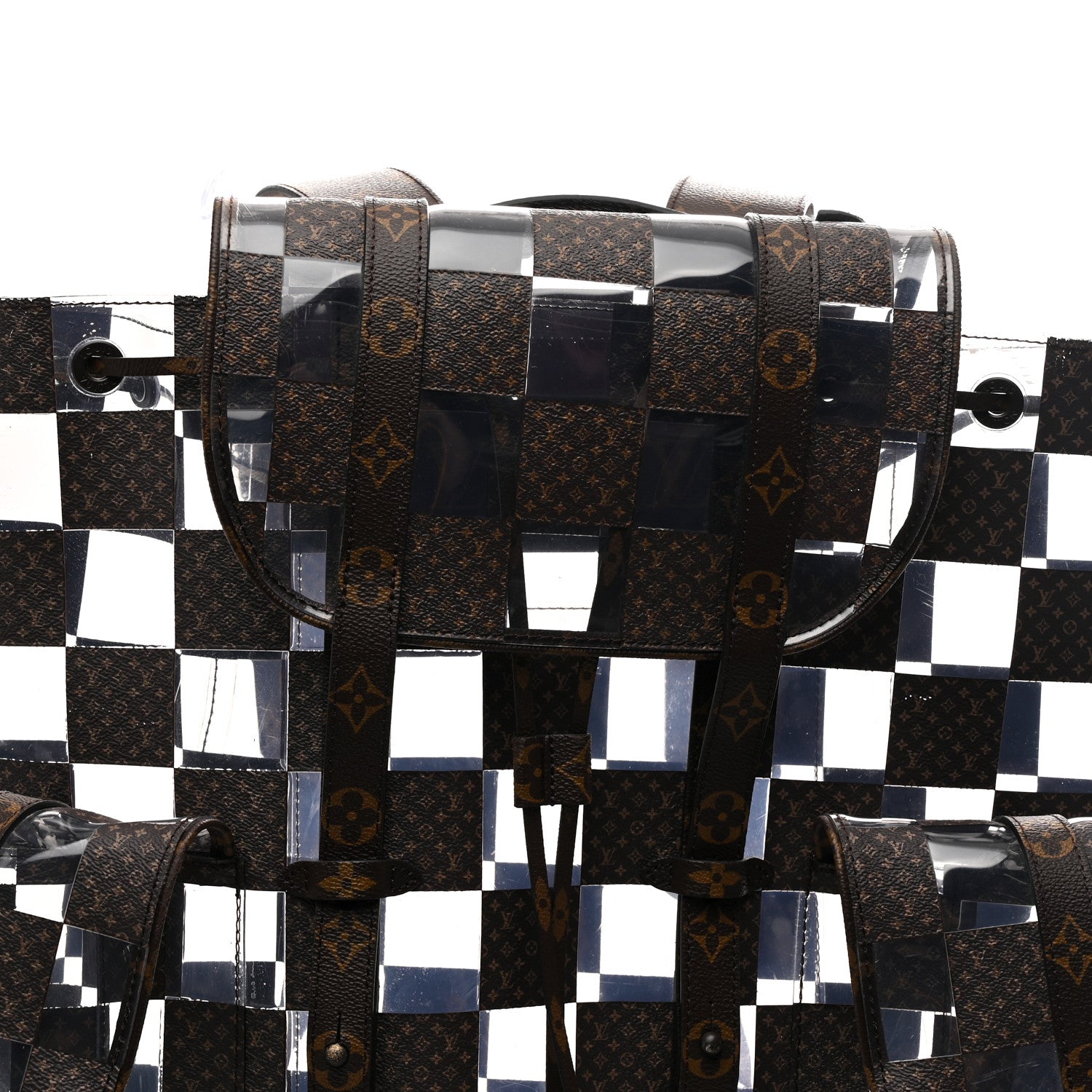 Louis Vuitton PVC Monogram Chess Christopher Backpack 7 of 9
