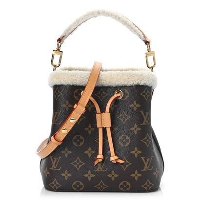 Louis Vuitton Monogram Shearling Cozygram Neonoe BB 1 of 9