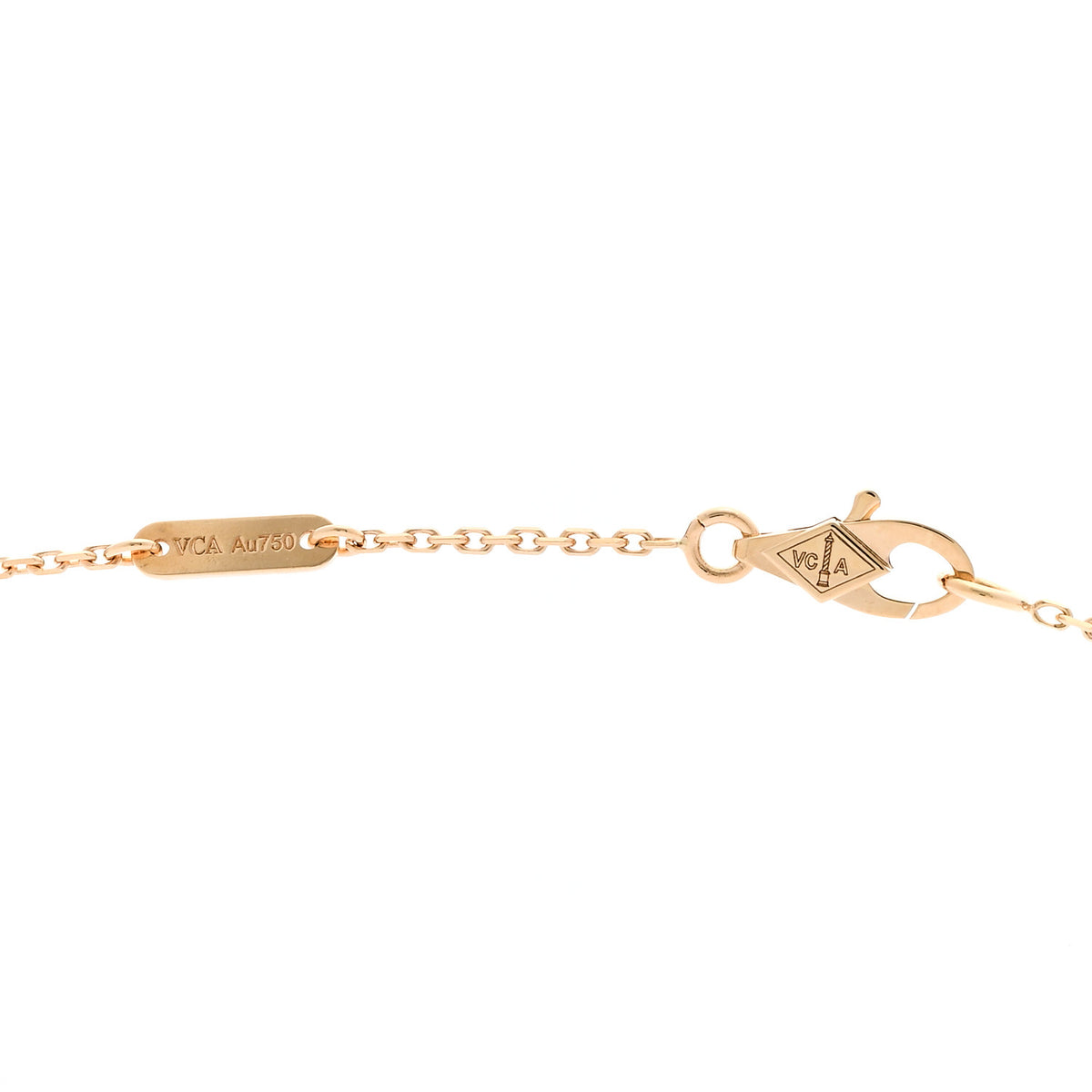 18K Yellow Gold Diamond Mini Frivole Pendant Pave Necklace