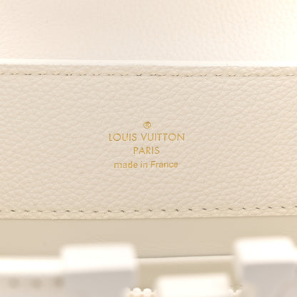 Louis Vuitton Taurillon Capucines East West MM Optic White 6 of 9