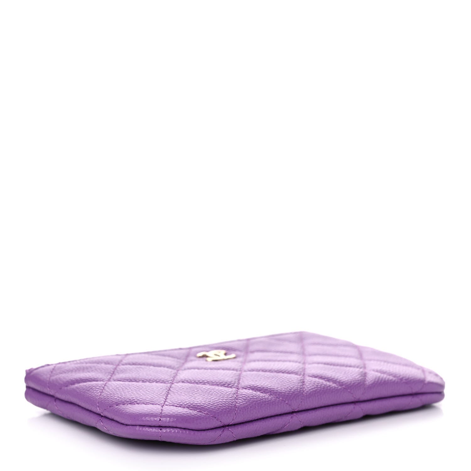 Chanel Caviar Quilted Small Pouch Purple 4 of 11