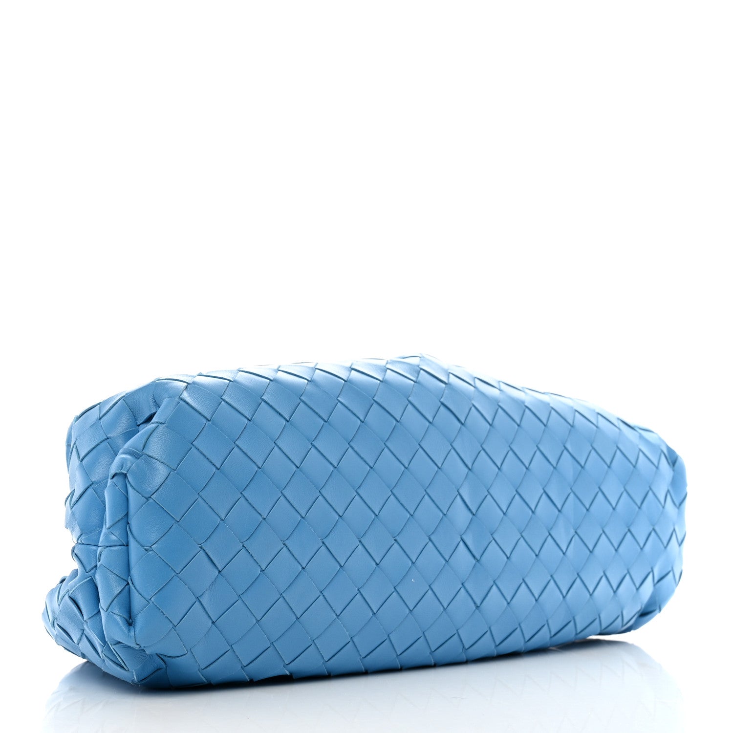 Bottega Veneta Nappa Maxi Intrecciato The Pouch Oversized Clutch Swimming Pool 4 of 7