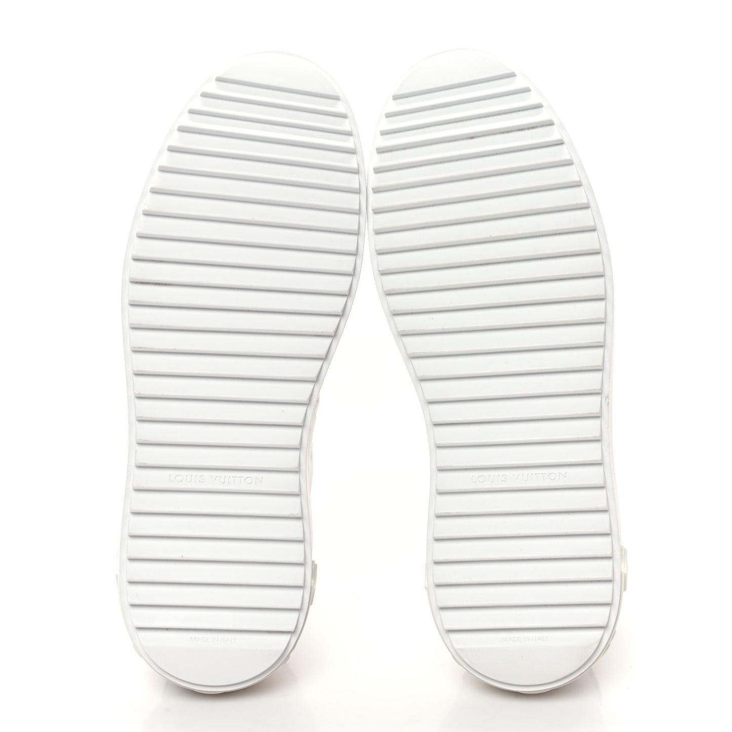 Lambskin Embossed Monogram Time Out Sneakers 39 White