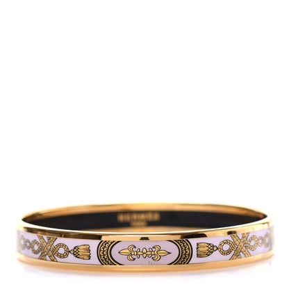 Hermes Enamel Printed Grand Apparat Narrow Bracelet 65 1 of 5