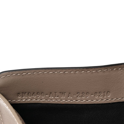 Fendi Vitello King Cruise FF Diamonds Compact Wallet Tartufo Tortora 7 of 10