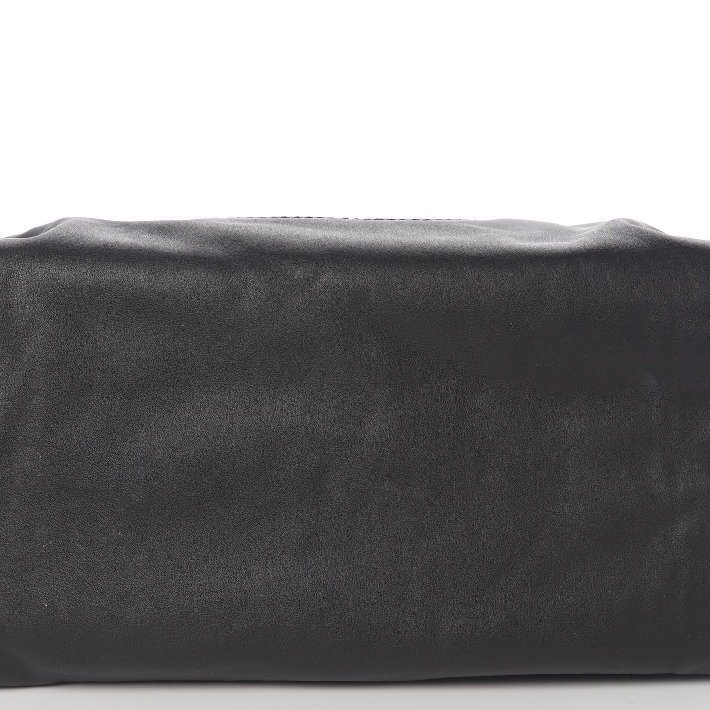 Smooth Calfskin Large Luxe Ligne Bowler Black