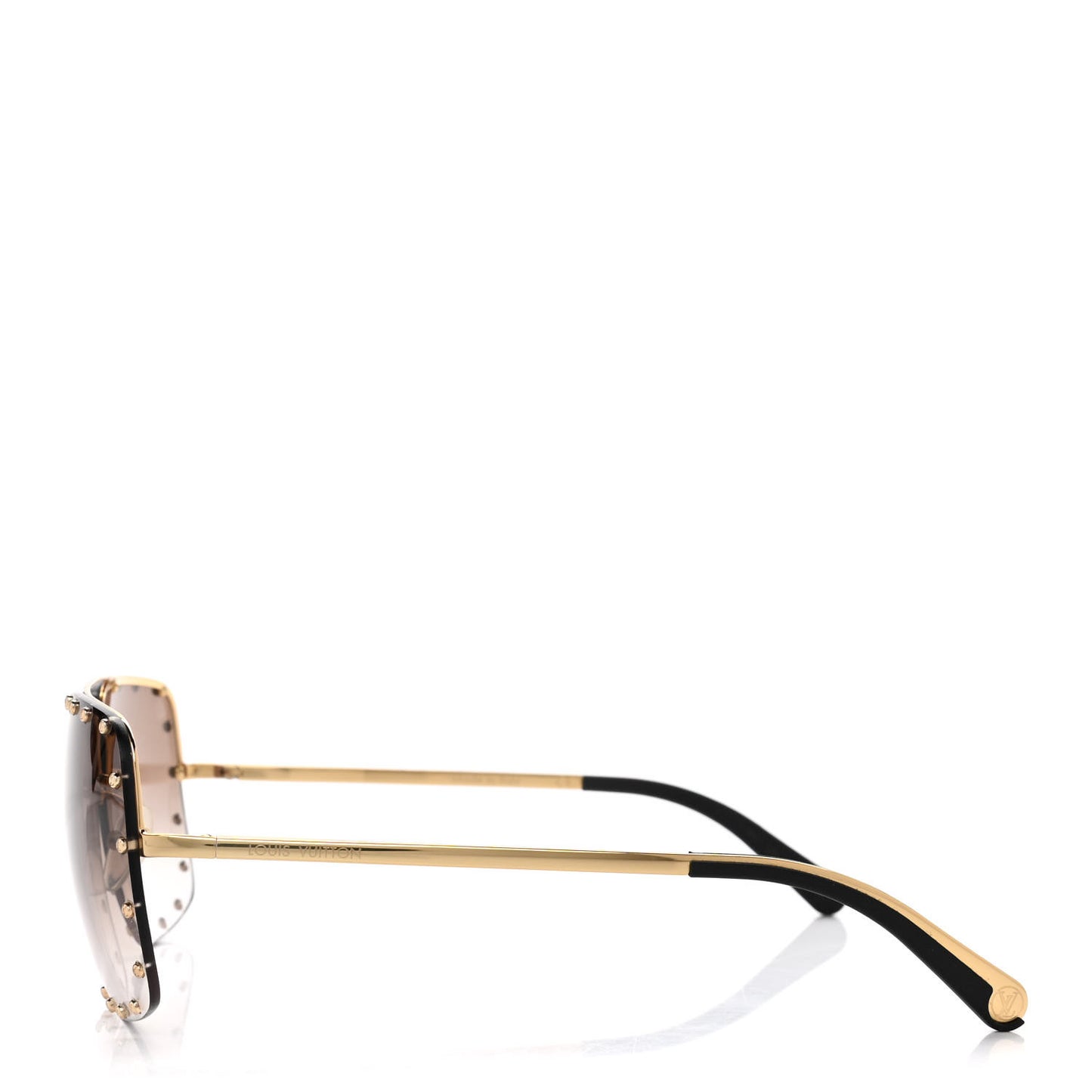 The Party Square Gradient Sunglasses Z2353W Brown