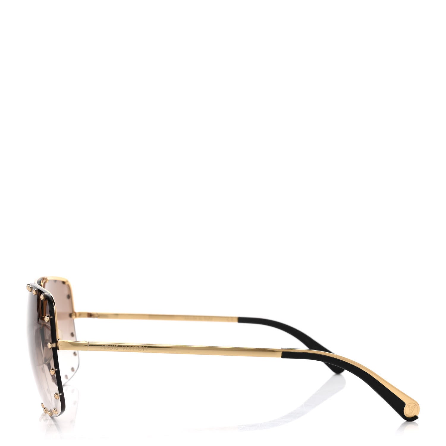 Louis Vuitton The Party Square Gradient Sunglasses Z2353W Brown 3 of 10