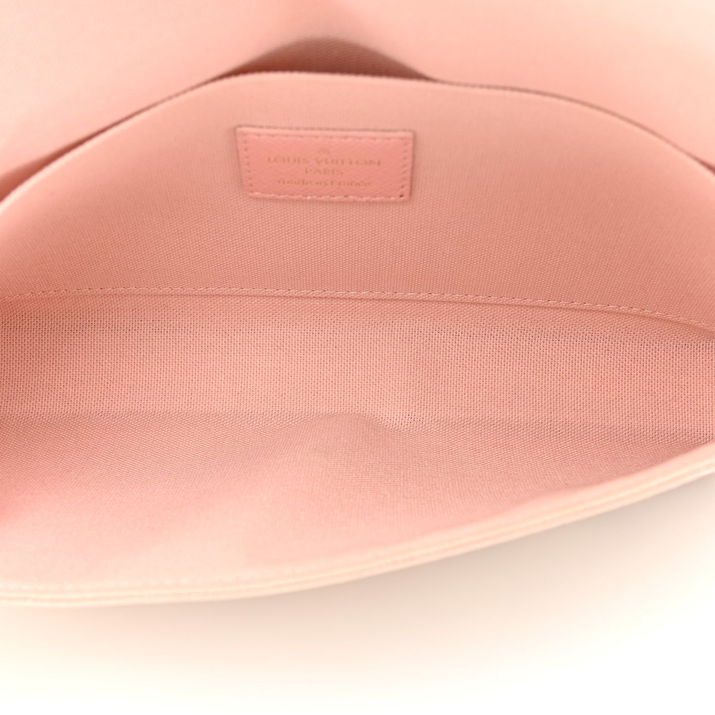 Damier Azur Calfskin Pochette Felicie Eau De Rose