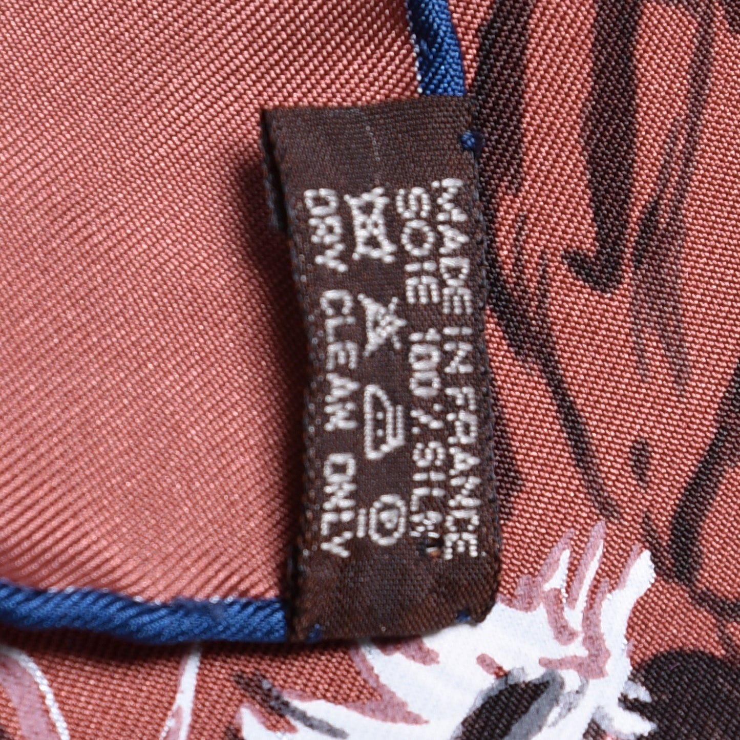 Silk Soiree De Gala Scarf 90 Cognac Violine Ocre