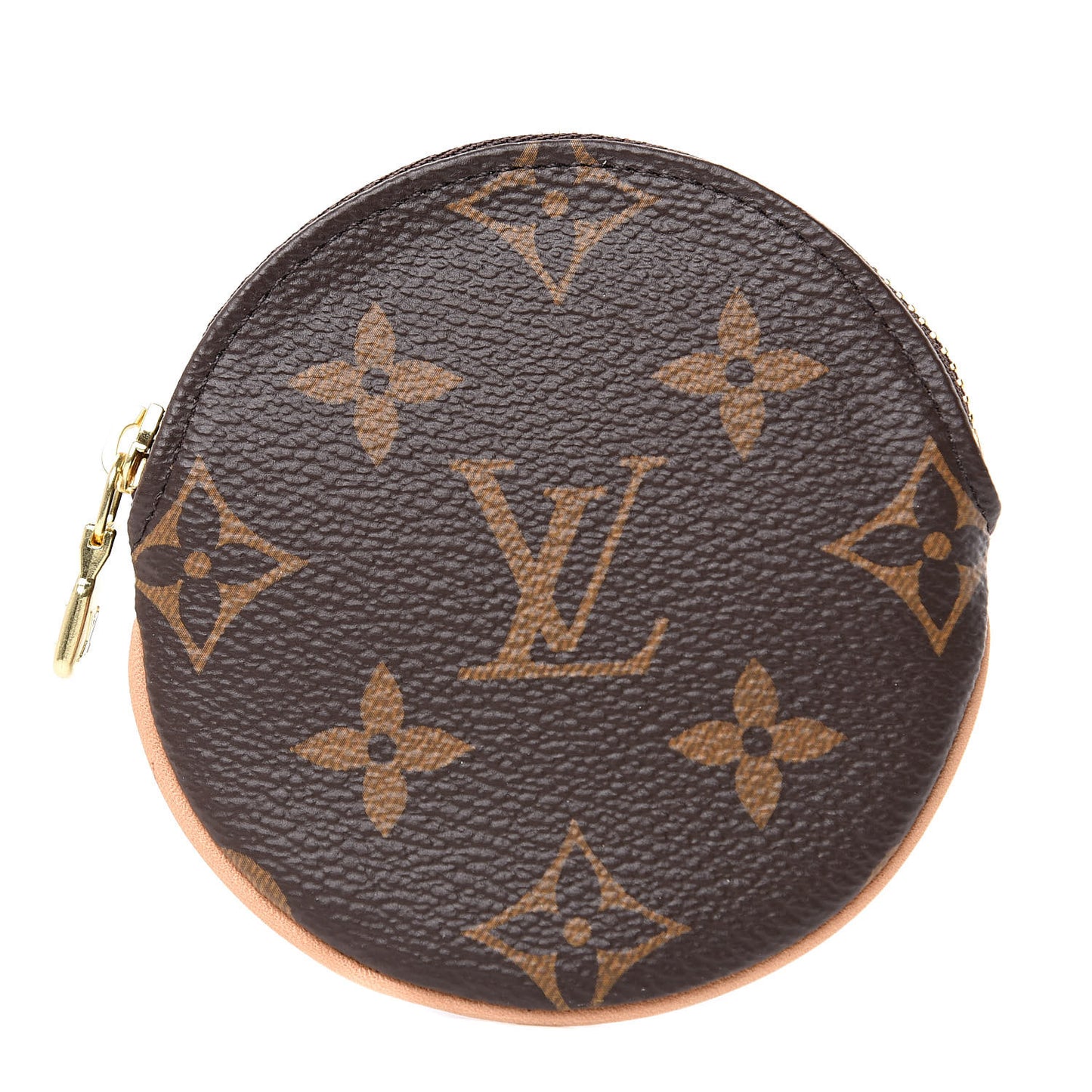 Monogram Round Coin Purse