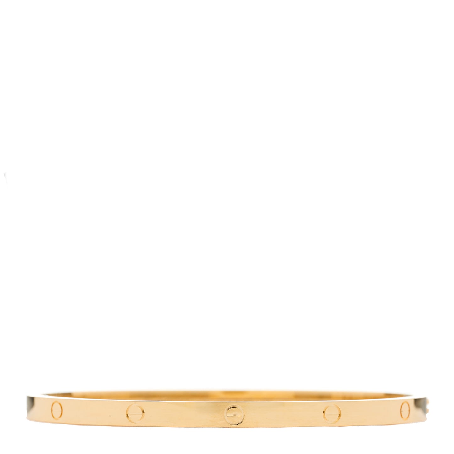 18K Yellow Gold Small LOVE Bracelet 17
