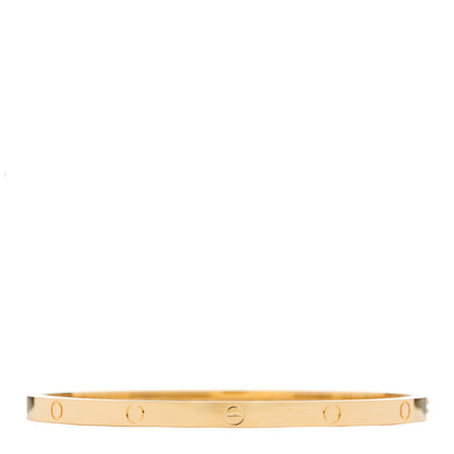 Cartier 18K Yellow Gold Small LOVE Bracelet 17 2 of 4