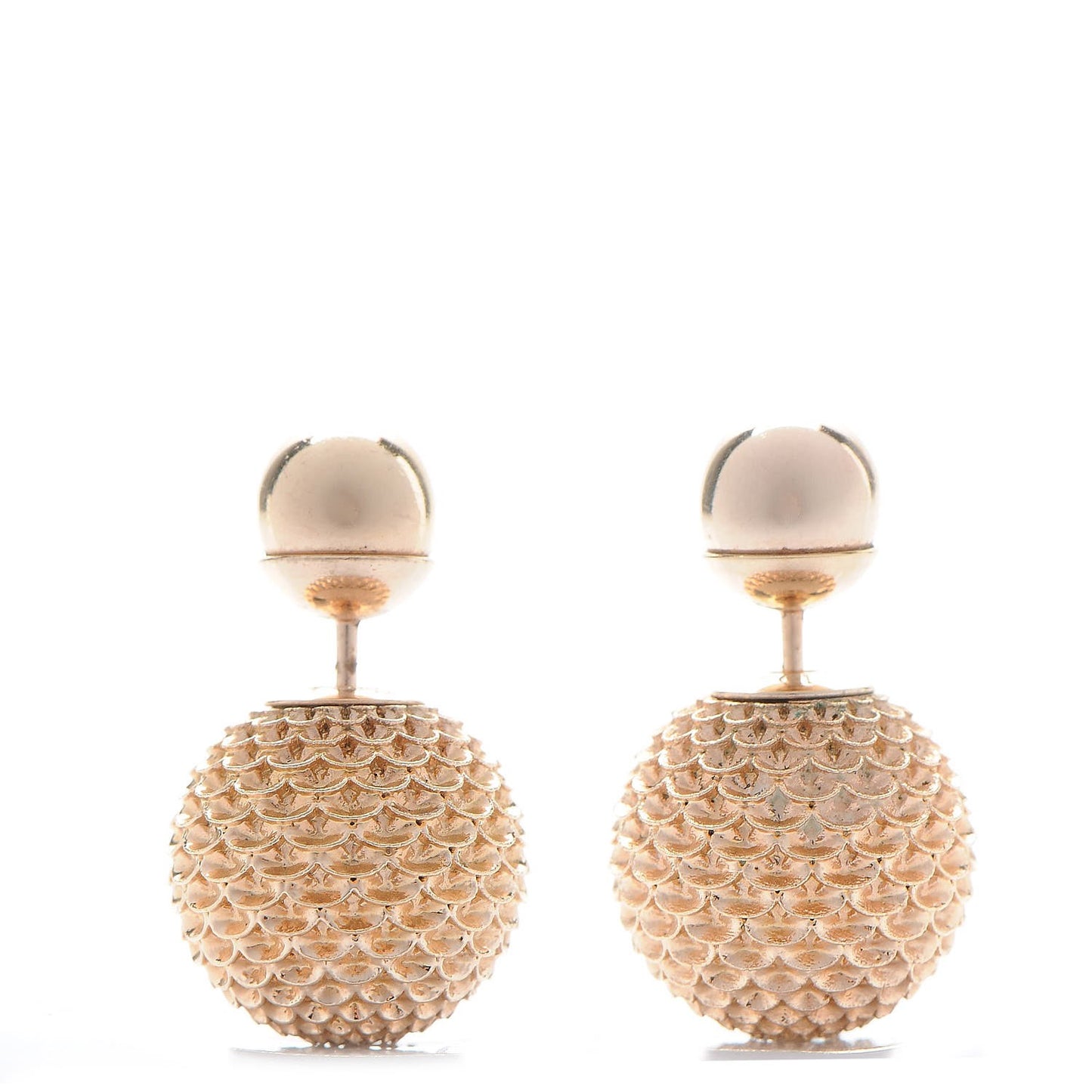 Mise En Dior Tribal Earrings Rose Gold