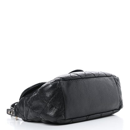 Chanel Glazed Calfskin Stitched On The Road Flap Black 4 of 16