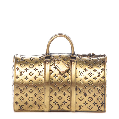 Louis Vuitton Antique Brass Keepall Paperweight 1 of 5
