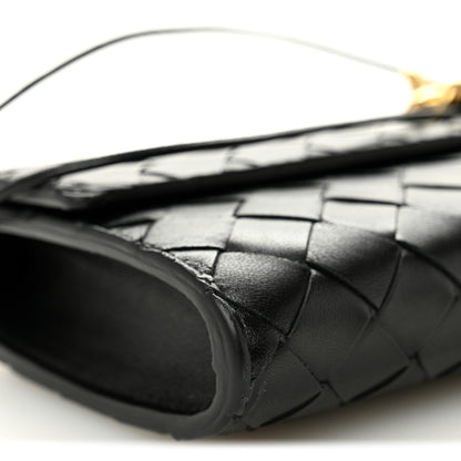 Bottega Veneta Nappa Intrecciato Long Andiamo Top Handle Clutch Black 6 of 9