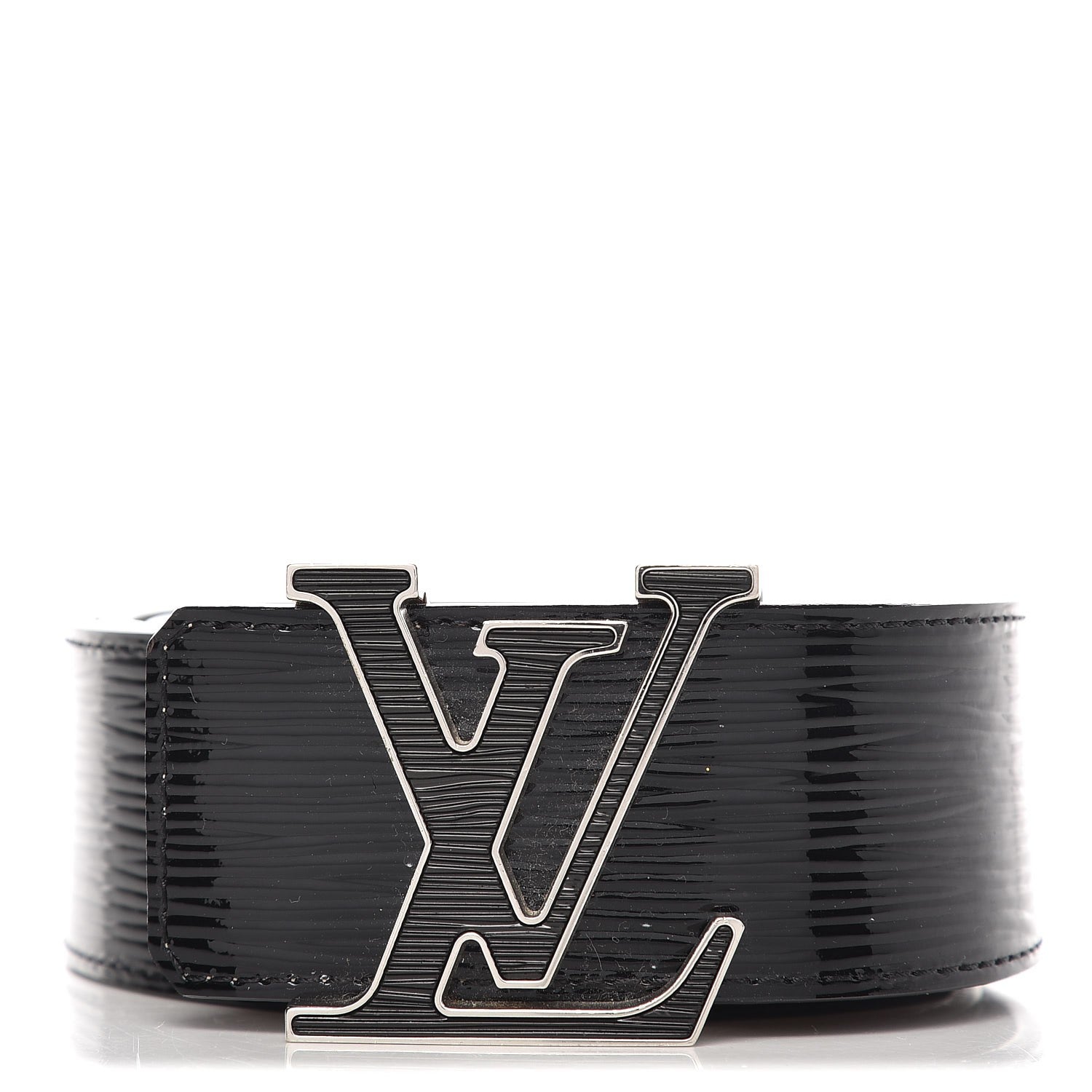Louis Vuitton Epi Electric 40mm LV Initiales Belt 95 38 Black 1 of 8