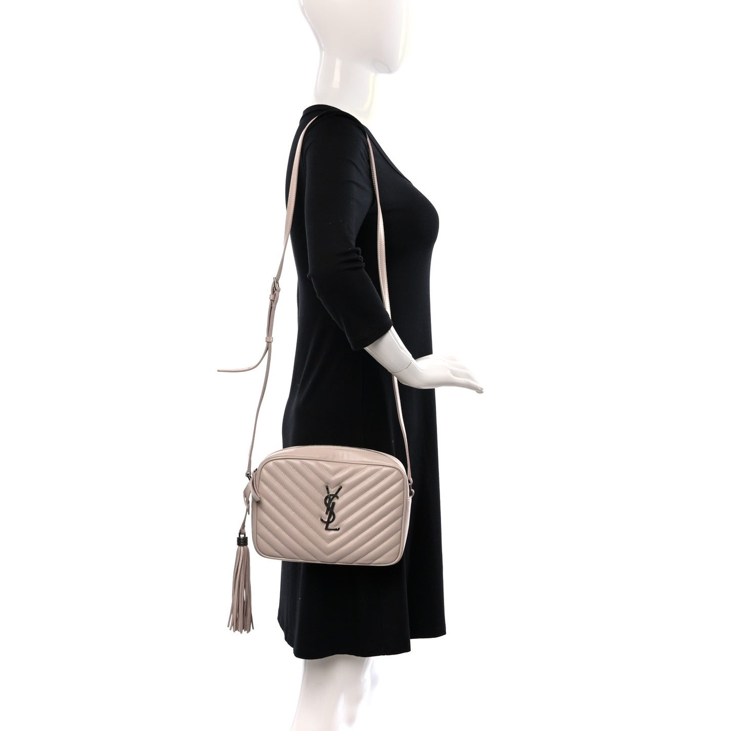 Calfskin Matelasse Monogram Lou Camera Bag Marble Pink