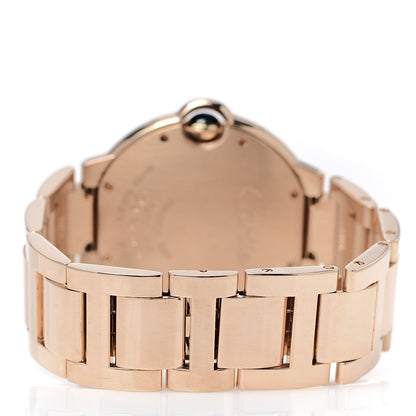 Cartier 18K Pink Gold 36mm Ballon Bleu De Automatic Watch 4 of 6