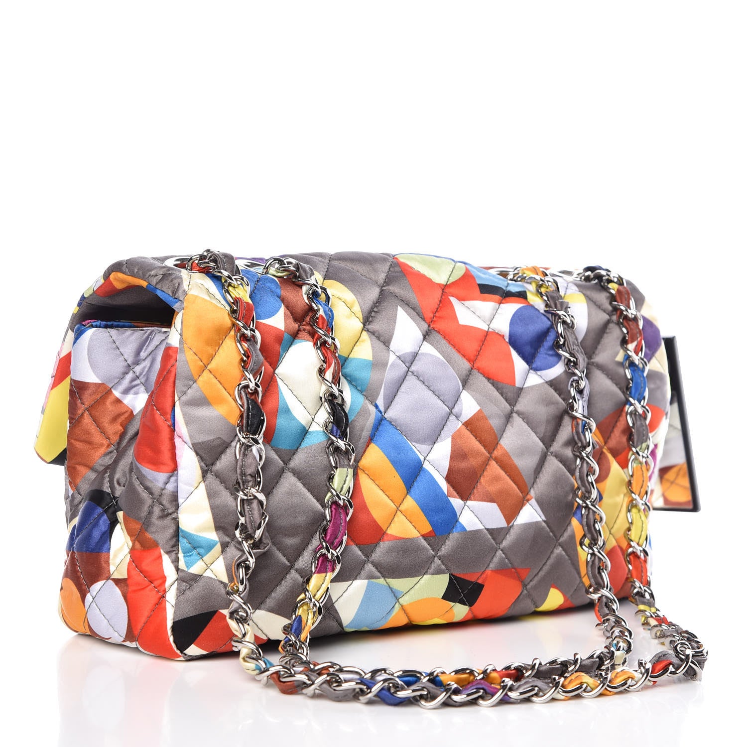 Chanel Nylon Printed Small Coco Color Flap Multicolor 3 of 9