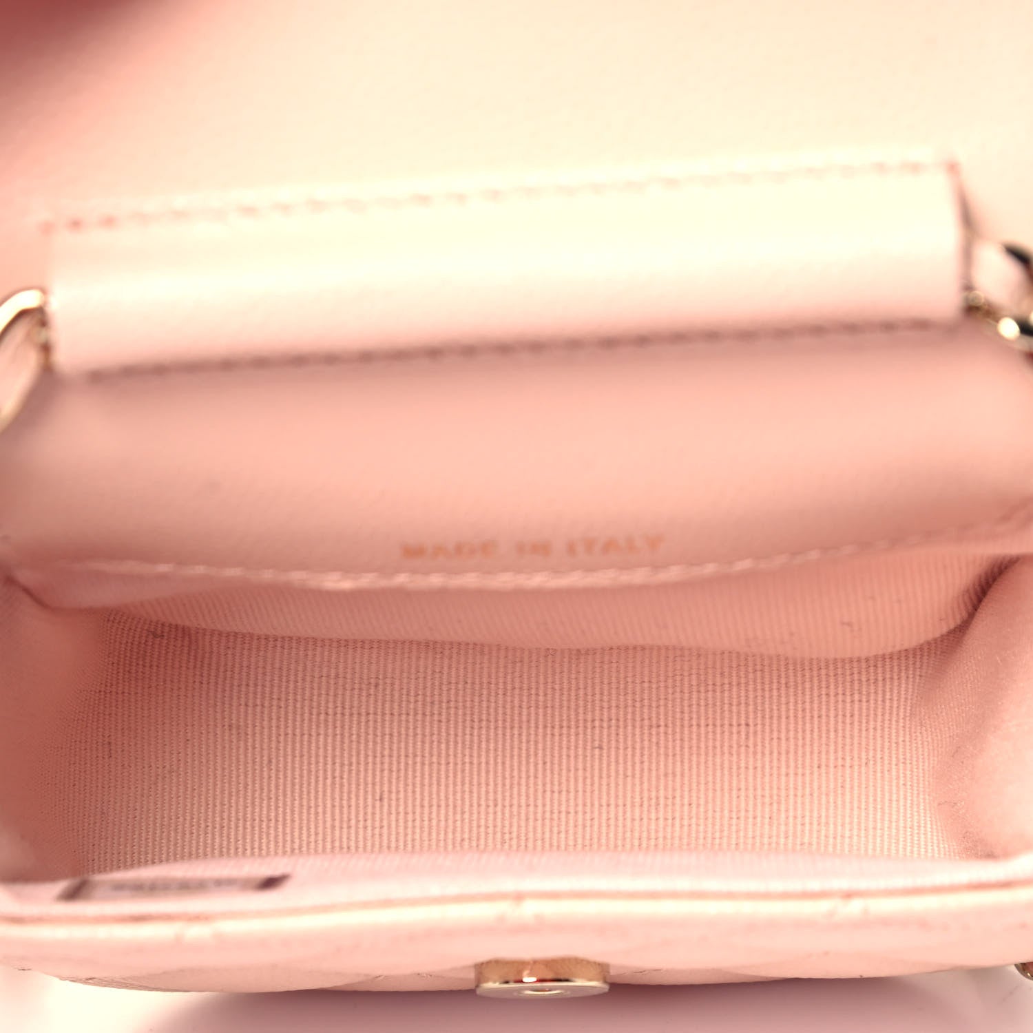 Chanel Caviar Quilted Mini Clutch With Chain Light Beige 6 of 8