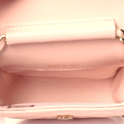 Chanel Caviar Quilted Mini Clutch With Chain Light Beige 6 of 8