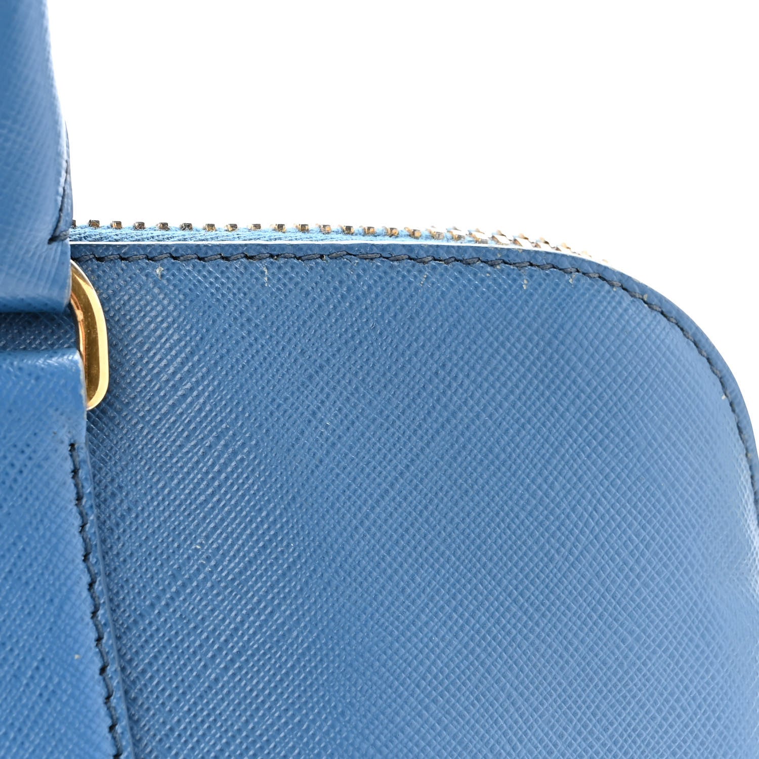 Prada Saffiano Lux Large Promenade Tote Bluette 11 of 15