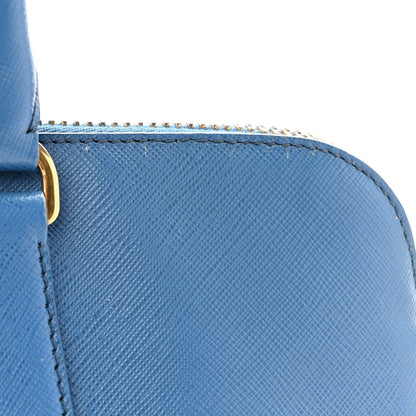 Prada Saffiano Lux Large Promenade Tote Bluette 11 of 15
