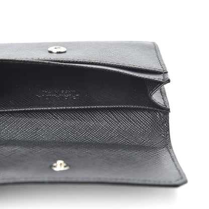 Prada Saffiano Card Holder Black 3 of 8