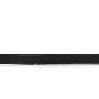 Saint Laurent Smooth Calfskin Square Buckle Belt 95 Black 7 of 10