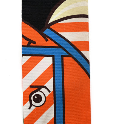 Hermes Twilly Scarf Orange Multicolor 12 of 17