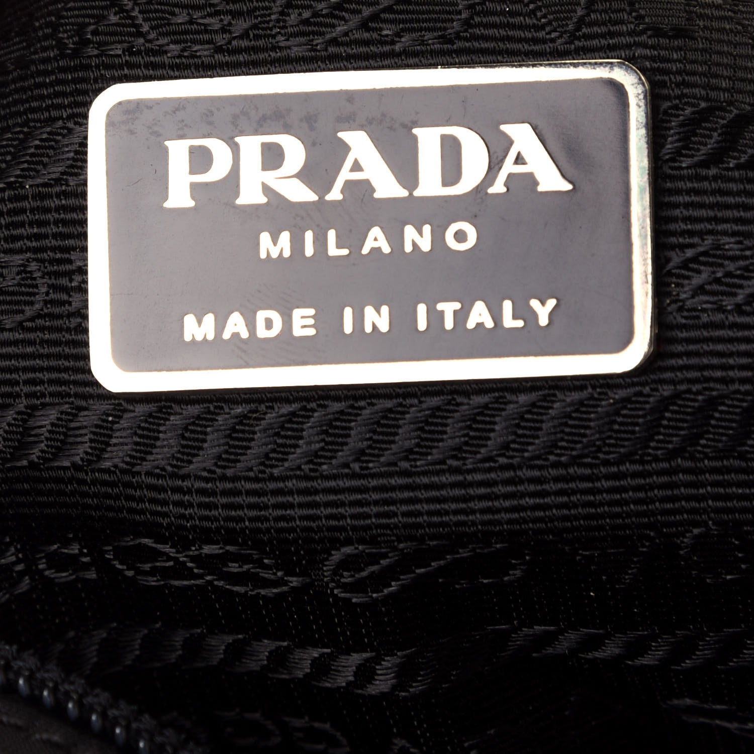 Prada Nylon Vela Messenger Bag Black 5 of 16