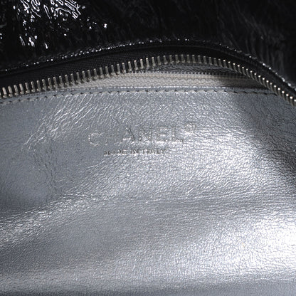 Chanel Patent Luxe Ligne Medium Bowler Black 5 of 6