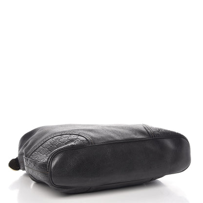 Gucci Leather Guccissima Trim Large Signoria Hobo Black 5 of 10