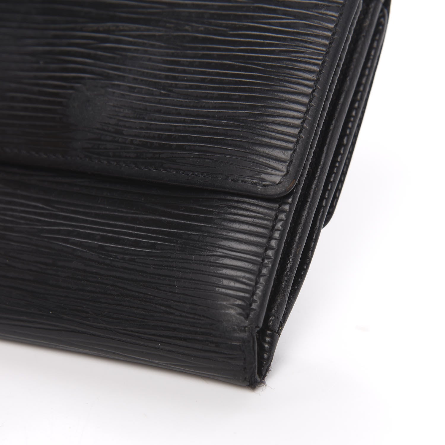 Louis Vuitton Epi Elise Wallet Black 9 of 11