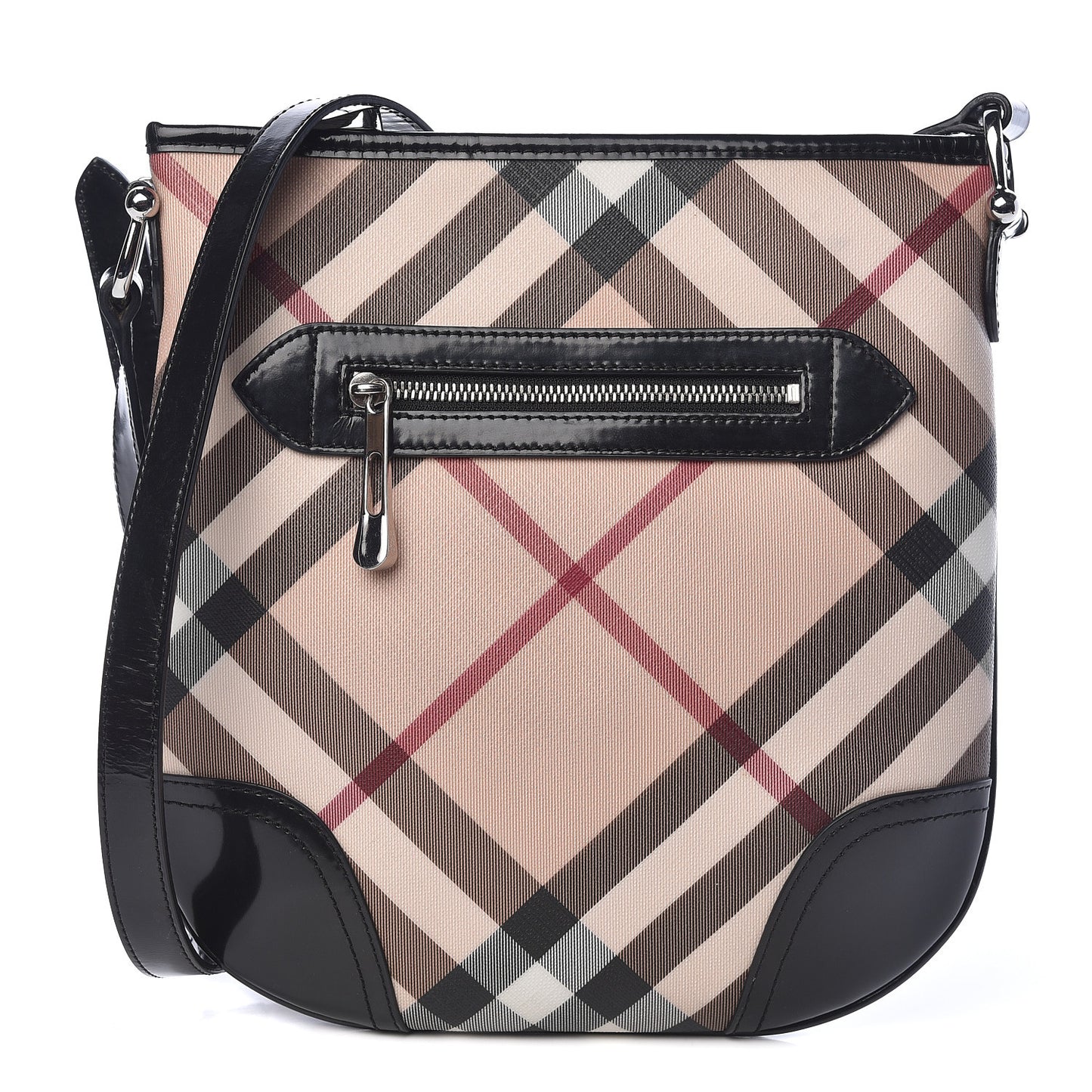 Supernova Check Small Dryden Crossbody Bag Black