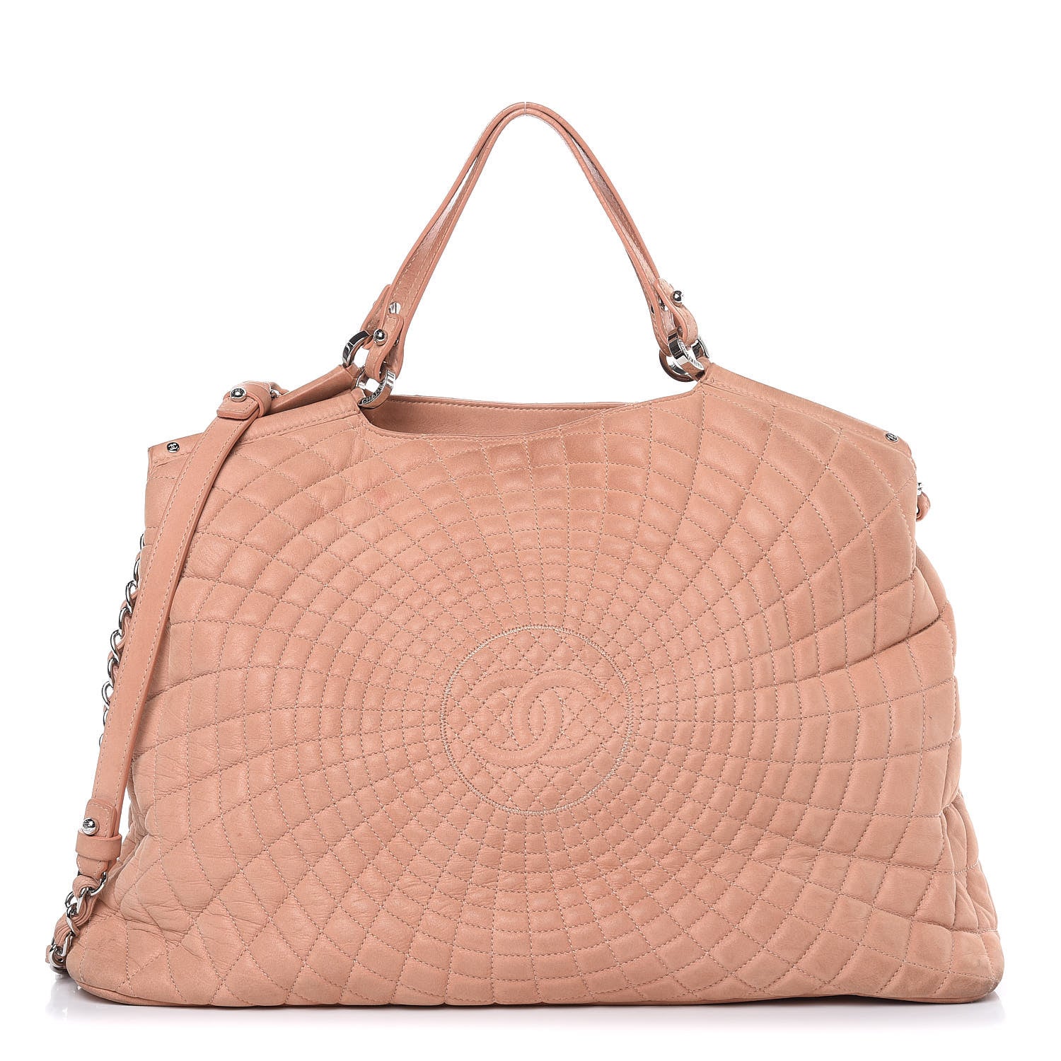 Chanel Iridescent Calfskin Large Sea Hit Tote Pink 1 of 22