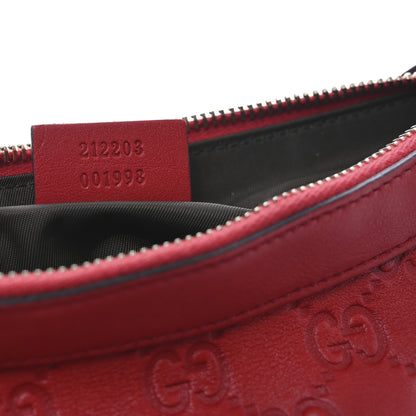 Gucci Guccissima Signature New Britt Wristlet Red 7 of 8