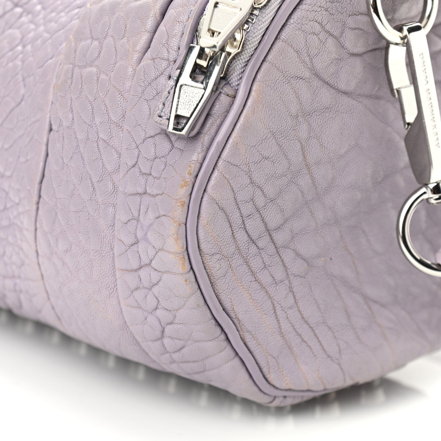 Pebbled Lambskin Mini Rockie Lavender Rodhium Hardware