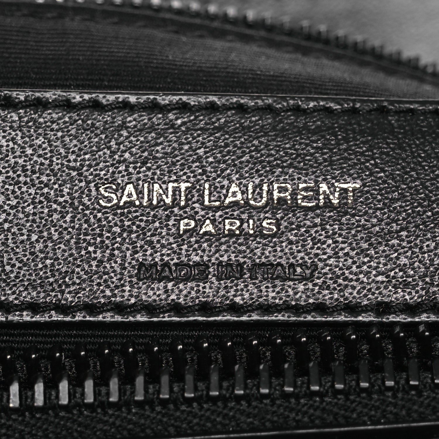 Saint Laurent Calfskin Y Quilted Monogram Monochrome Medium Loulou Chain Satchel Black 7 of 11